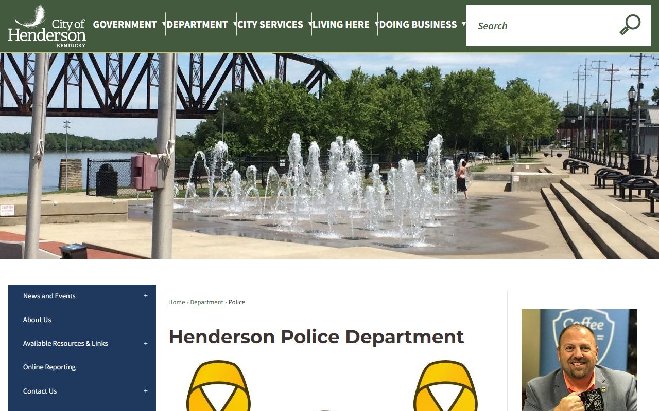 Henderson Police Department building and facilities
