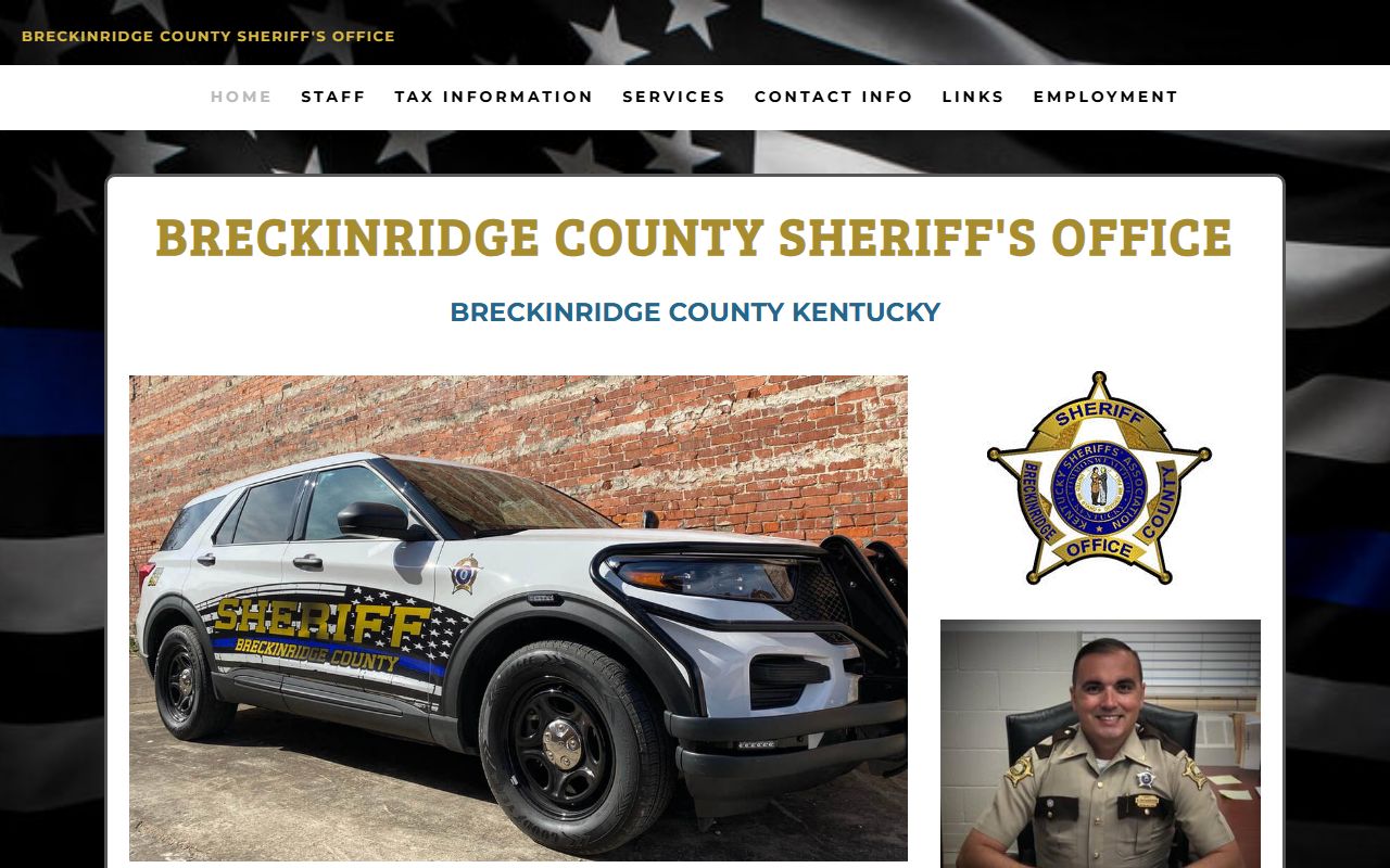 Breckinridge County Sheriff's Office website