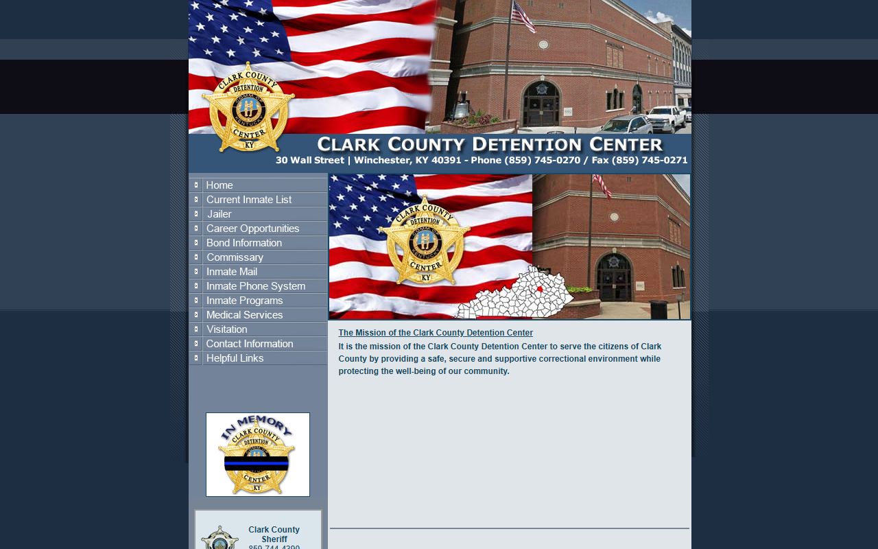 Clark County Detention Center website