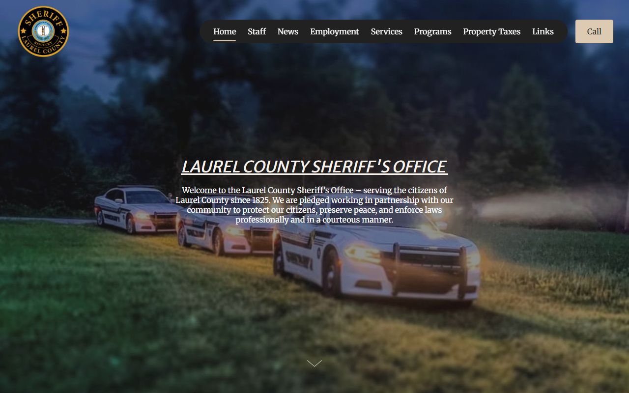 Laurel County Sheriff's Office official website and services