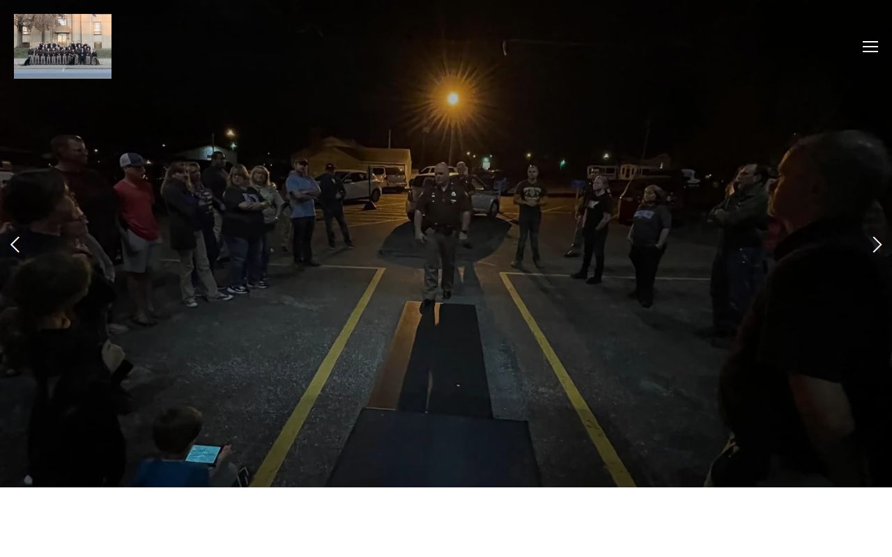 Ohio County Sheriff website showing law enforcement services