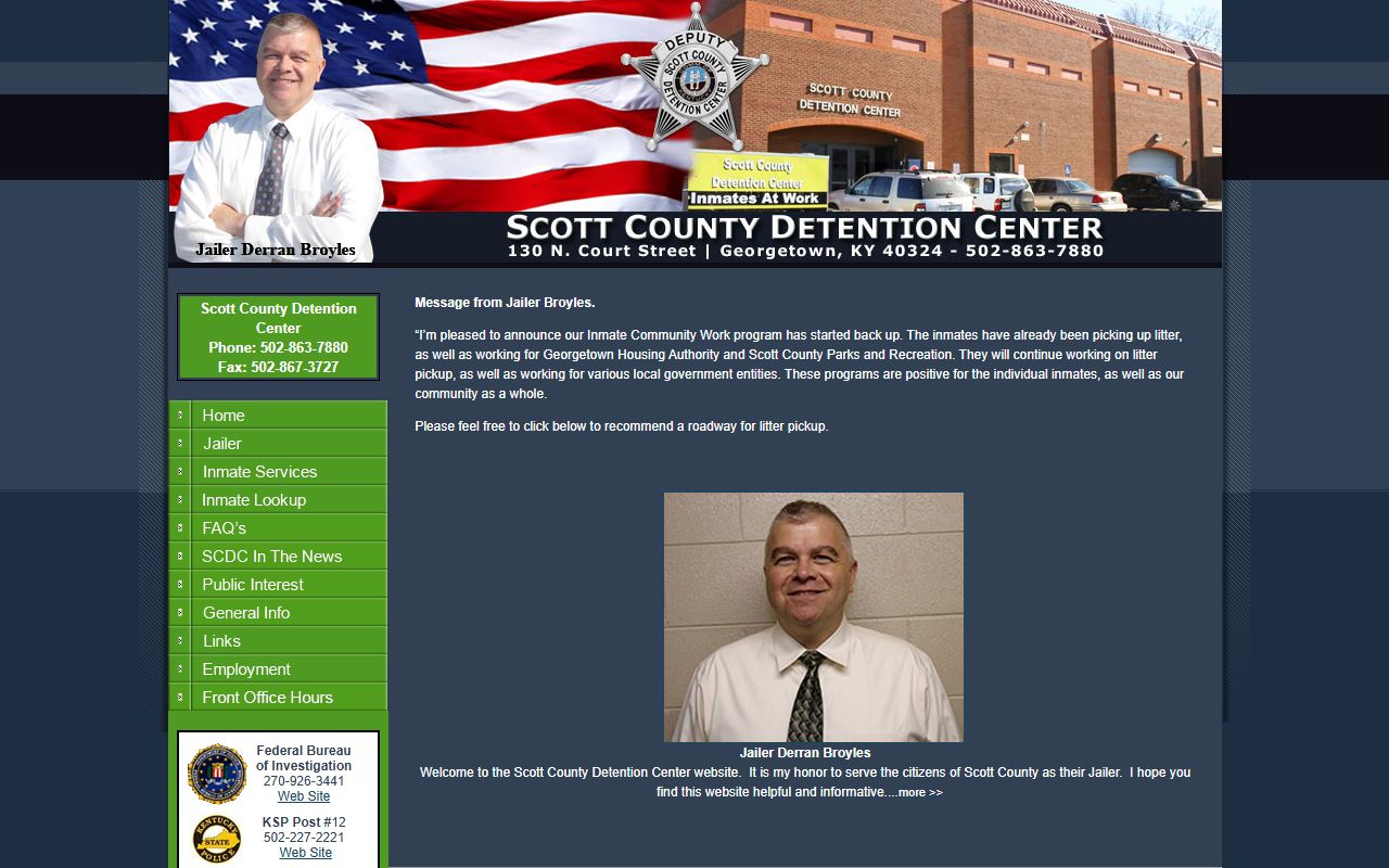 Scott County Sheriff and Scott County Jail facility